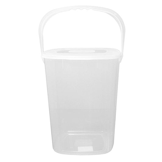 Plastic Food Container Square 10 Litres - Clear by Beaufort