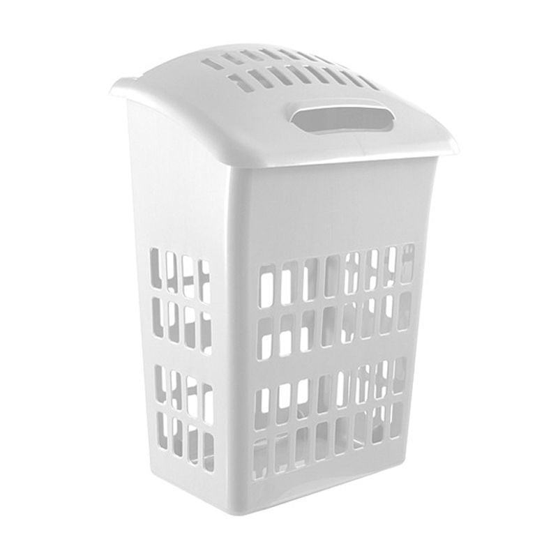 Plastic Laundry Bin Folding Lid - White Signature by Curver