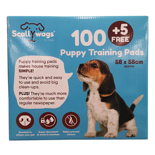 Puppy Training Pad 100 Pack + 5 Free