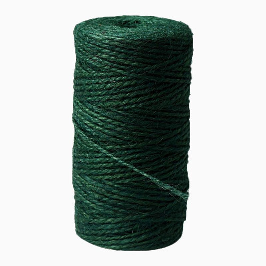 100g Green Jute Twine Spool