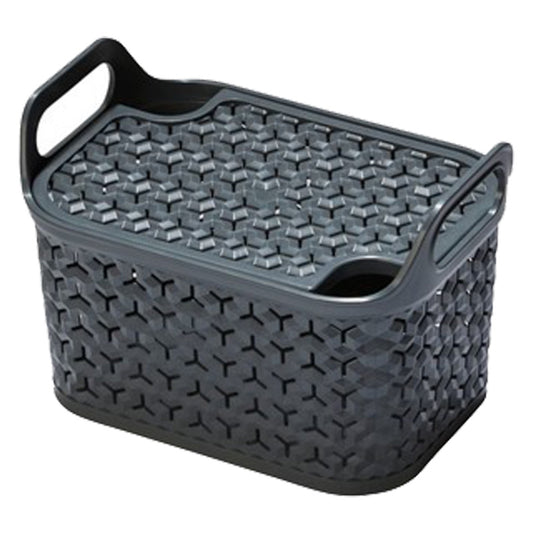 Plastic Storage Box 5 Litres - Dark Grey Urban by Strata