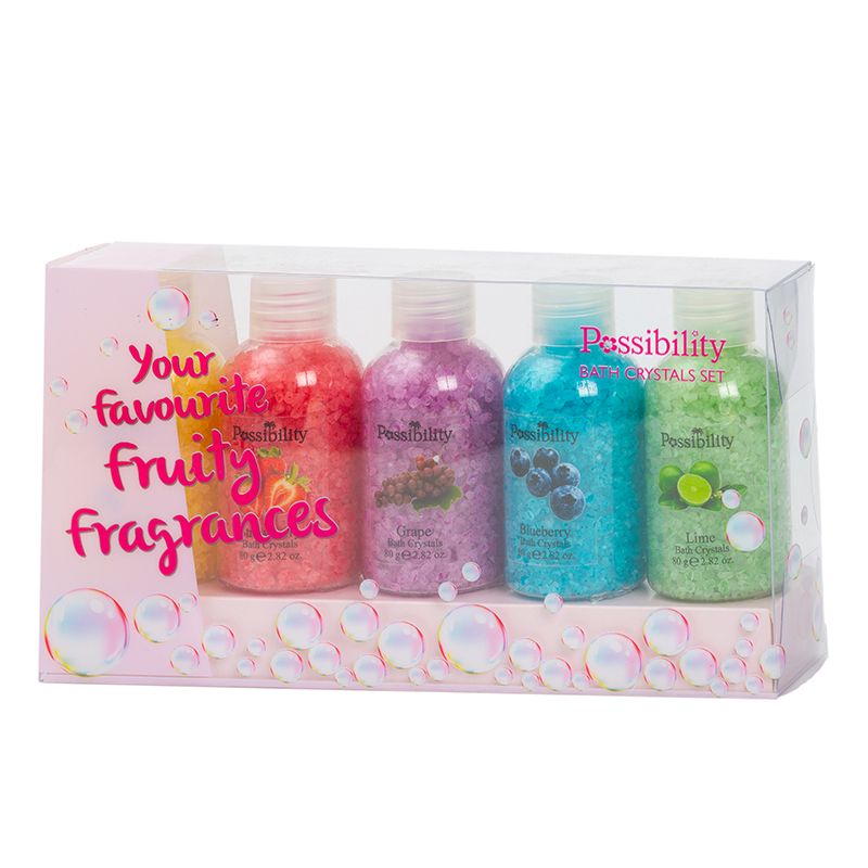 Possibility Fruity Bath Crystals Set 80g x5