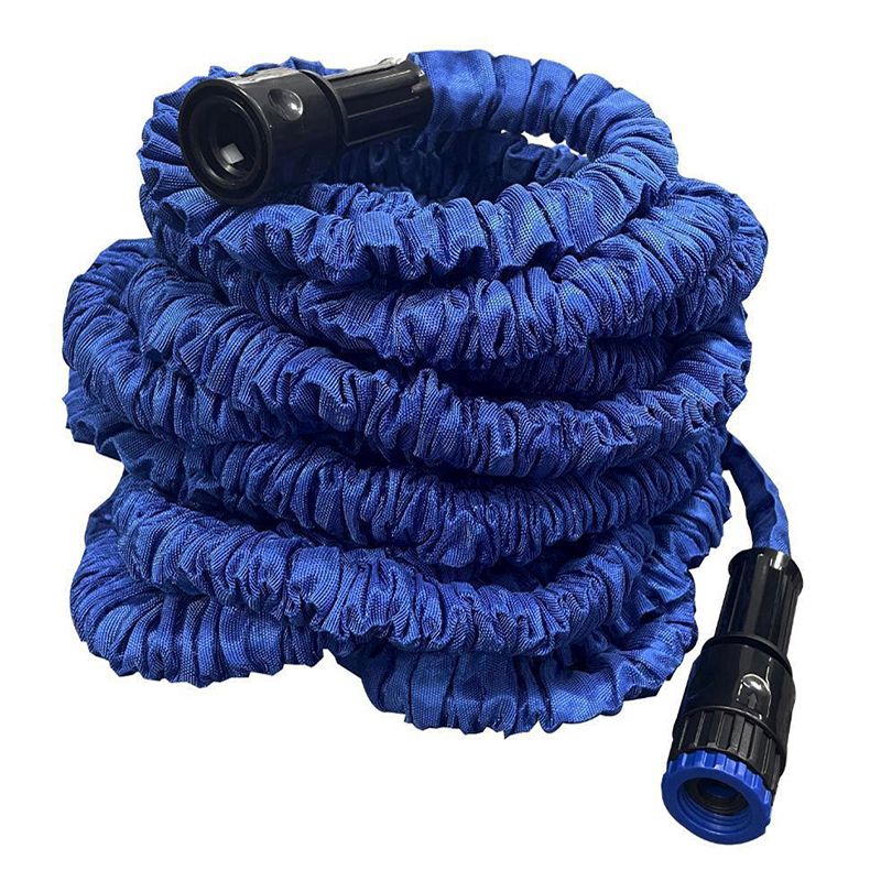 Expandable Garden Hose Blue With Connectors - 30m