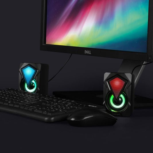 LED Gaming Speaker Set USB 6W