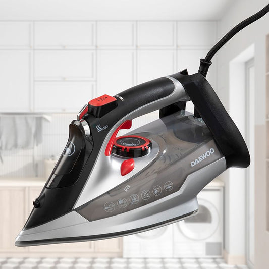 Daewoo Power Glide Steam Iron Nano Ceramic - 3000W