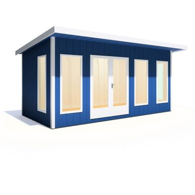 Shire Cali 8' 5" x 15' 6" Pent Garden Office - Premium Wax Board