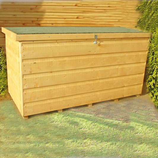 Shire Sherringham 4' 3" x 1' 11" Flat Garden Store - Premium Dip Treated Shiplap