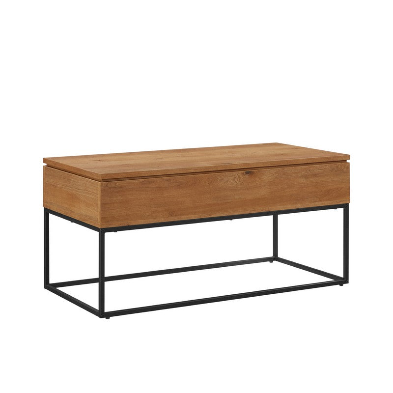 Lift Top Coffee Table Brown 1 Door